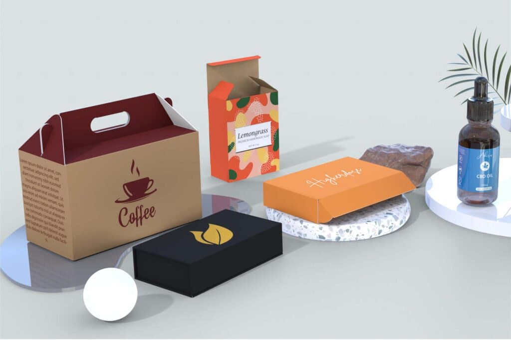 Custom food and beverage packaging collection