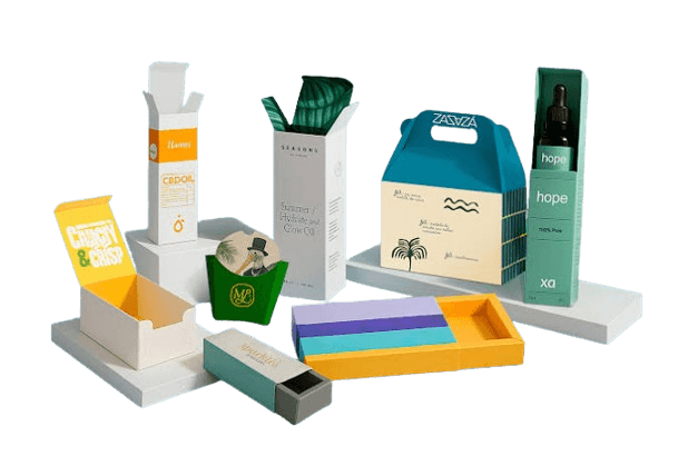 A custom printed packaging sample, the kind of specification a custom quote is built around