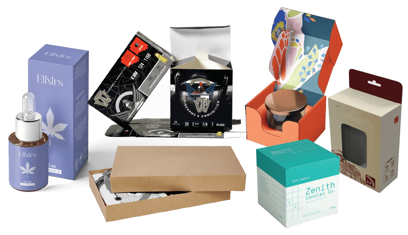 Custom boxes in a range of structural styles