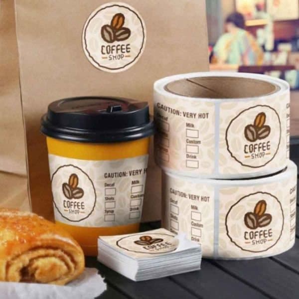 Custom Labels & Stickers example