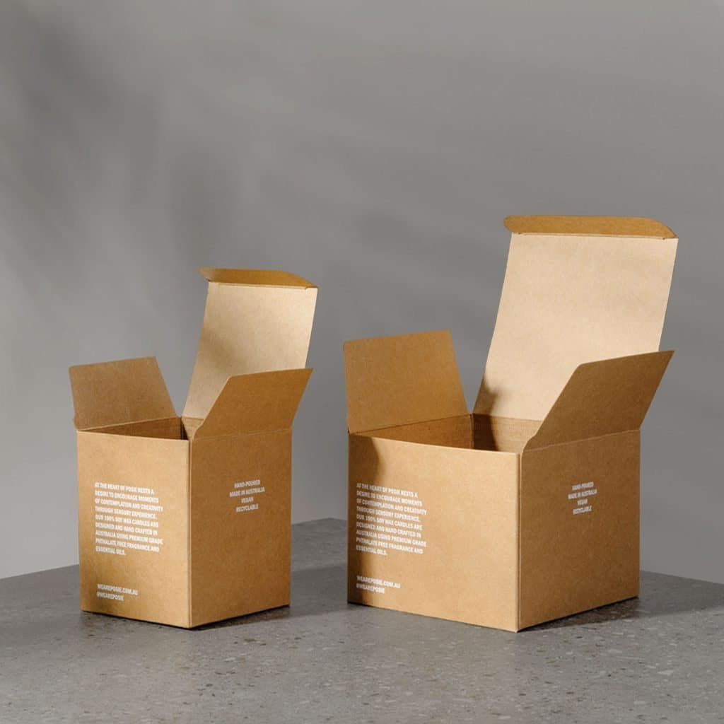 Kraft Tuck Boxes example